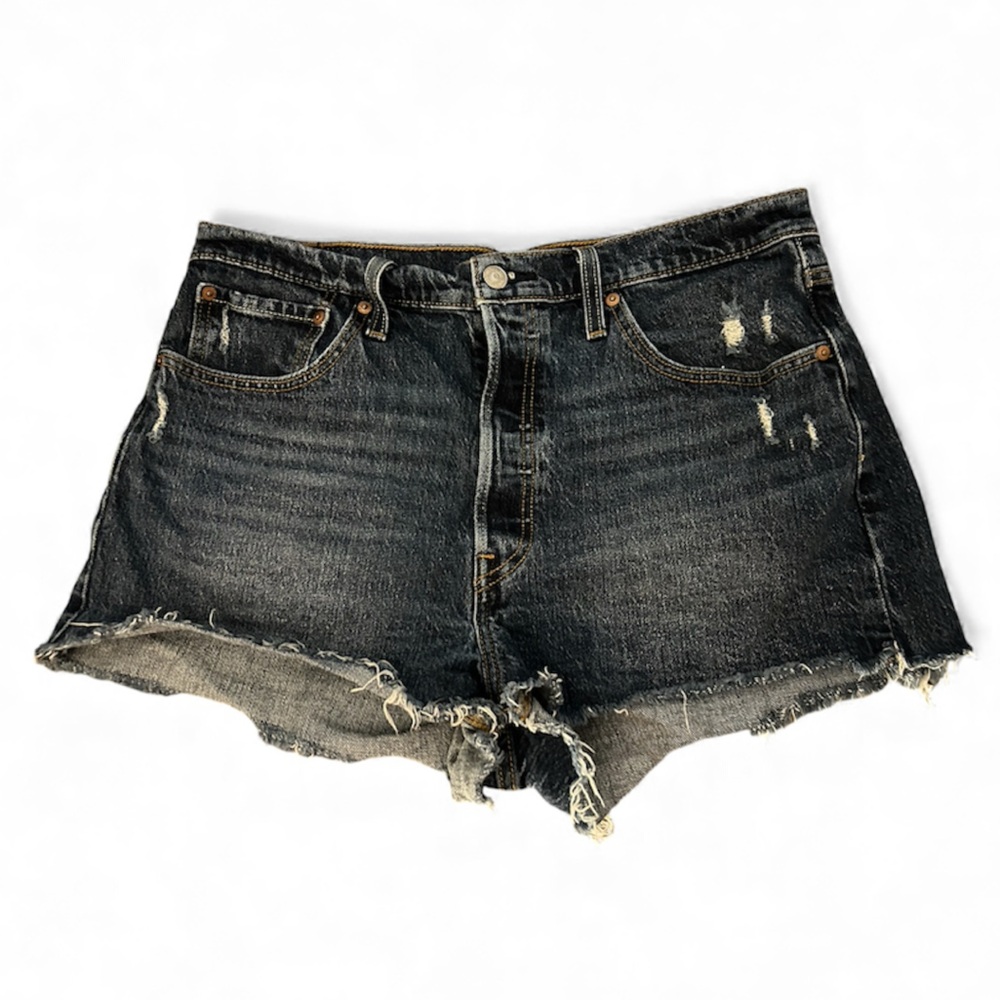 Levi’s 501 Jean Shorts, High Rise Cutoffs Button Fly Women’s Size 33 XL
